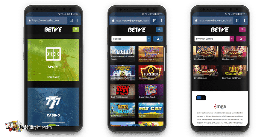 Betive Live Casino Review