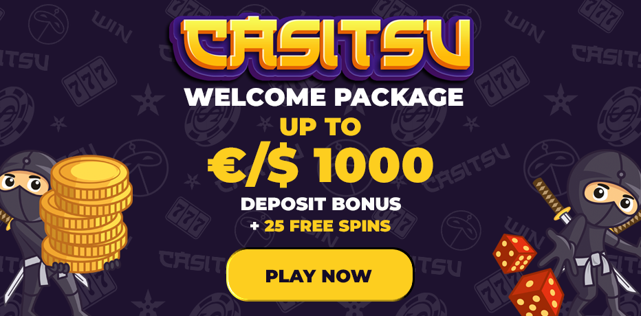 Casitsu Casino - R$1000 Bonus + 25 Free Spins