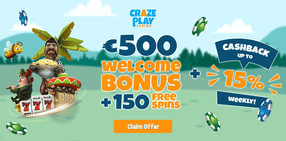 Craze Play Bonus Review Free Spins Bonus