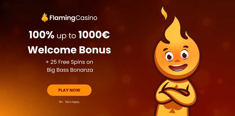 Flaming Casino No Deposit Bonus - 25 Free Spins on Take Olympus