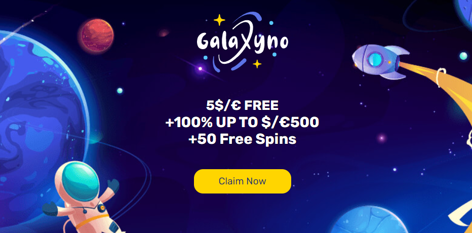 Galaxyno - Enjoy R$5 Real Money No Deposit after sign-up