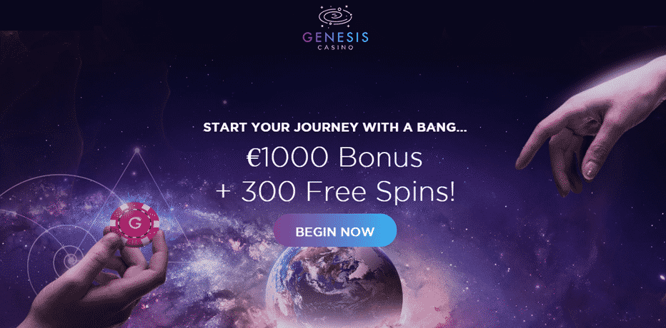 Genesis Casino Bonus - Claim R$1.000,- + 300 Free Spins