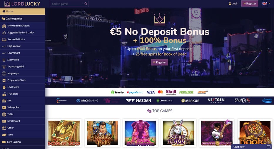 Lord Lucky Online Casino