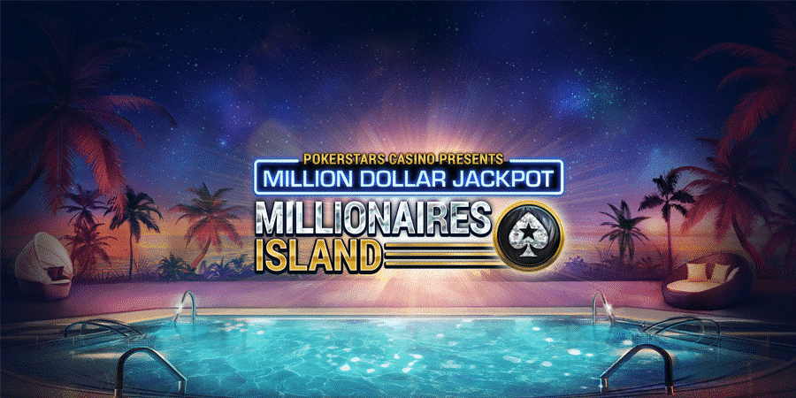 PokerStars exclusive Millionaires Island Progressive Jackpot Slot