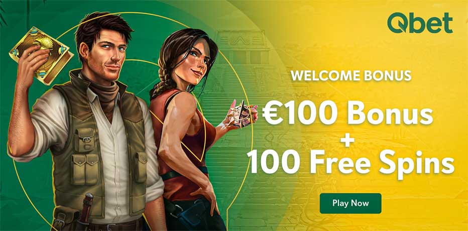 QBet Welcome Bonus up to R$100 + 100 Free Spins