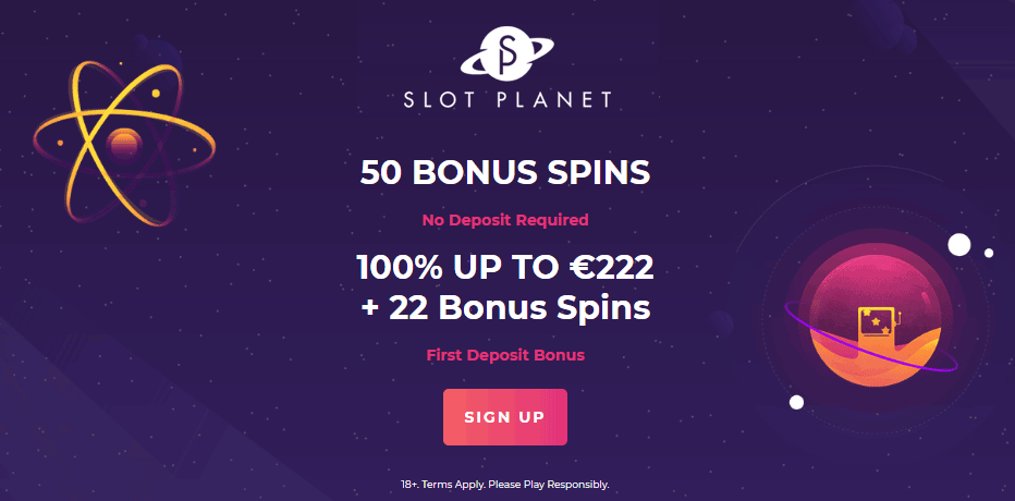 Slot Planet No Deposit Bonus - 50 Bonus Spins in 2020