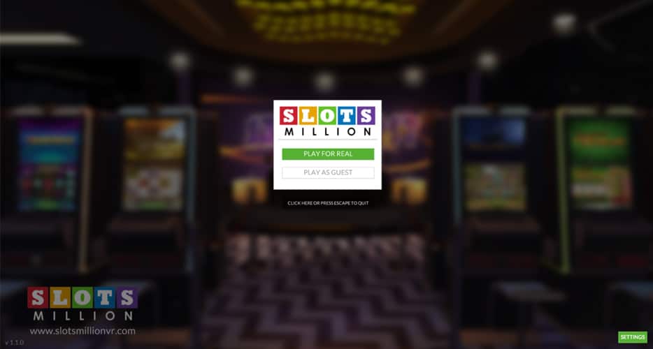 SlotsMillion Virtual Casino Login