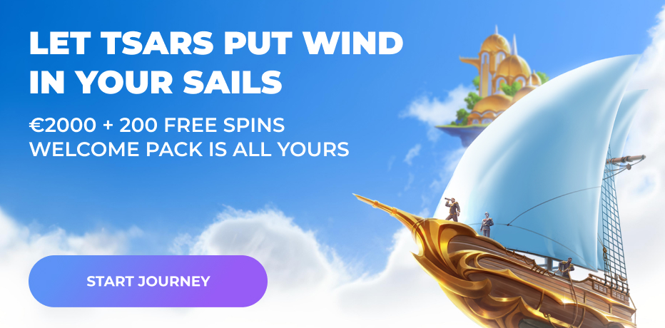 Tsars Casino Welcome Bonus
