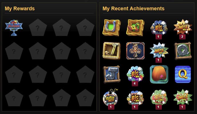 achievements wheel of jackpots videoslots