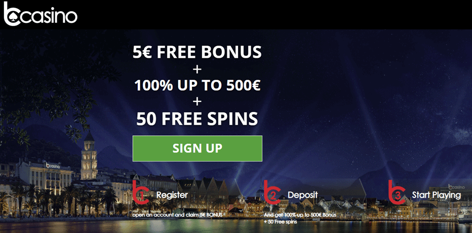 bCasino No Deposit Bonus - Play R$5 free in the live casino
