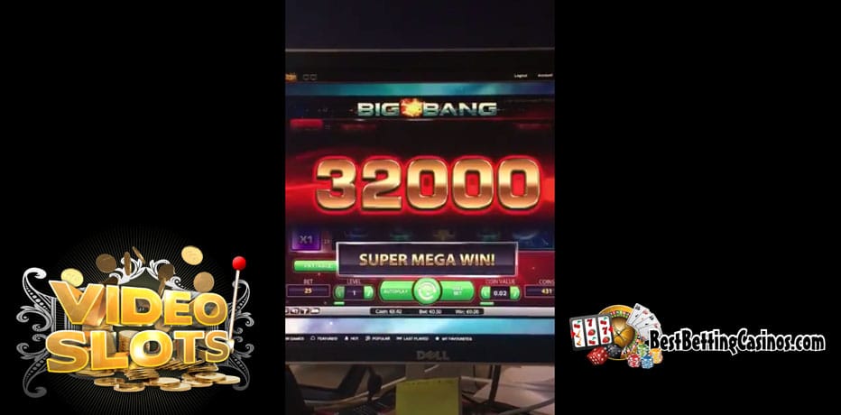 I won R$640 with a R$0,50 Bet at Big Bang Video Slot