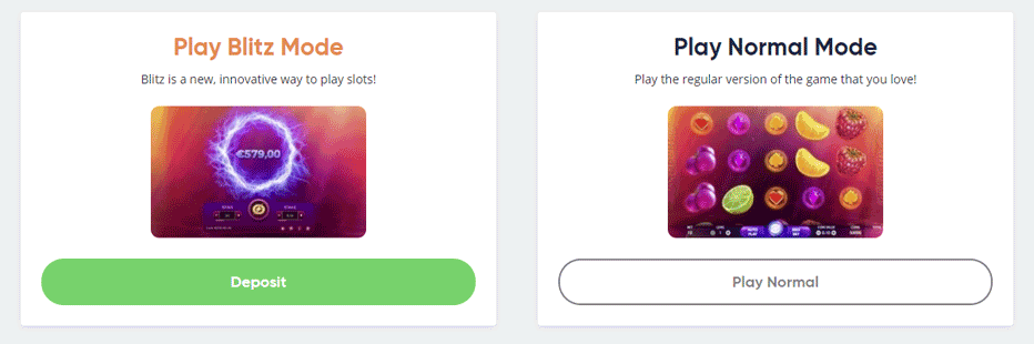 blitz mode how does it work speedy casino