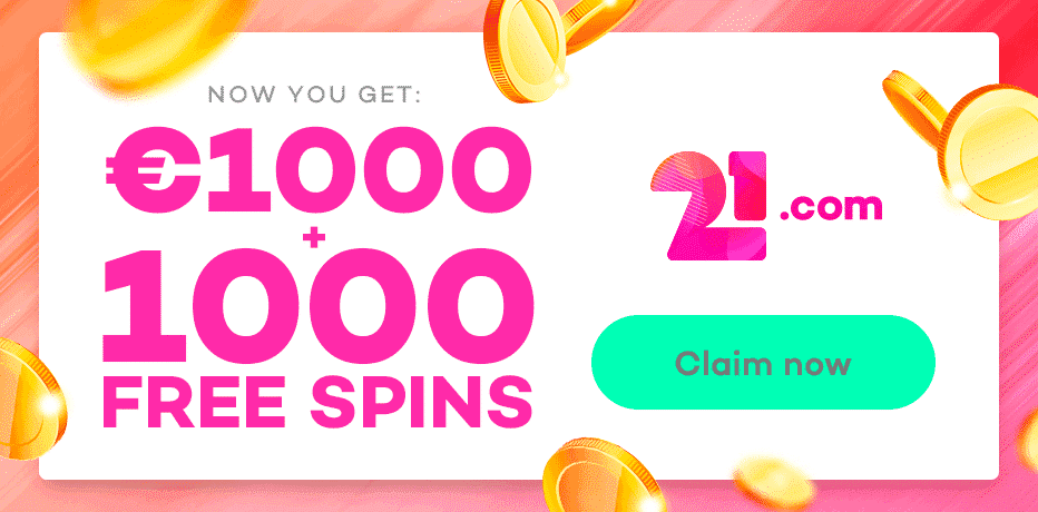 deposit bonus 21com casino 900 free spins