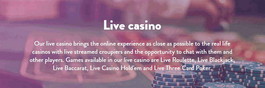 dunder live casino games bonus