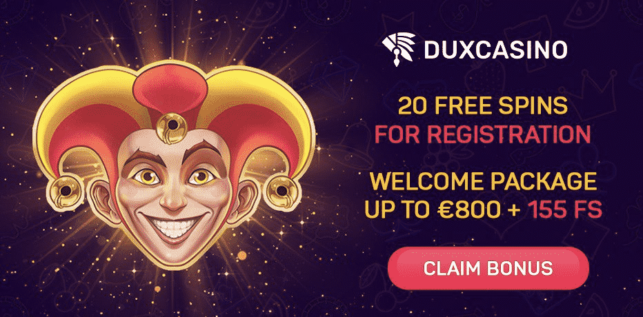 20 Free Spins No Deposit on Fire Joker at Dux Casino