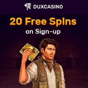 Dux Casino No Deposit Bonus - 20 Free Spins on Sign-up