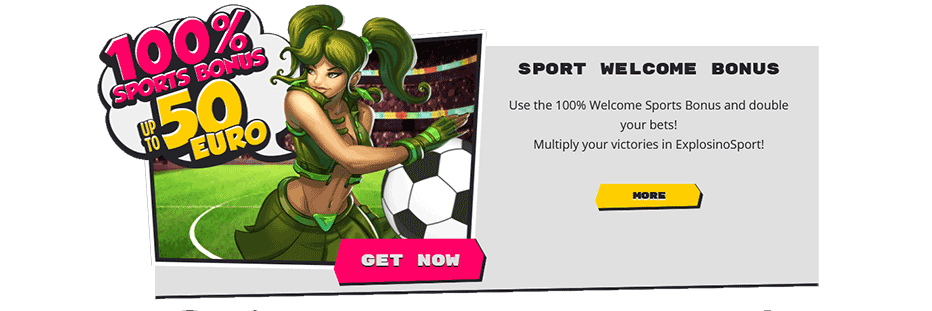 explosino bonus sport betting