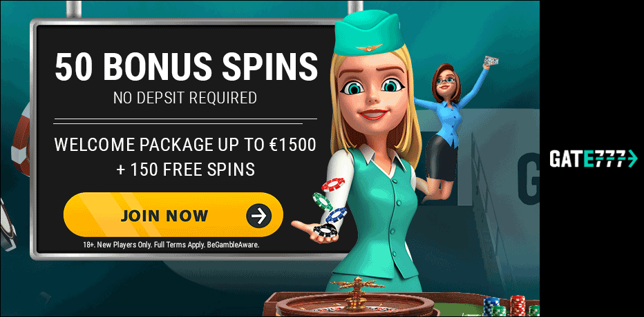 gate 777 bonus 50 free spins no deposit needed exclusive