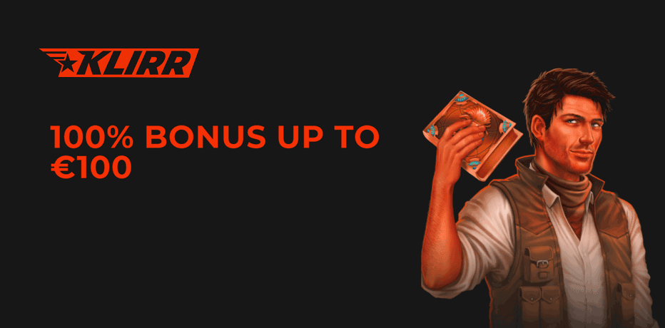 Klirr Bonus Code for R$100 bonus