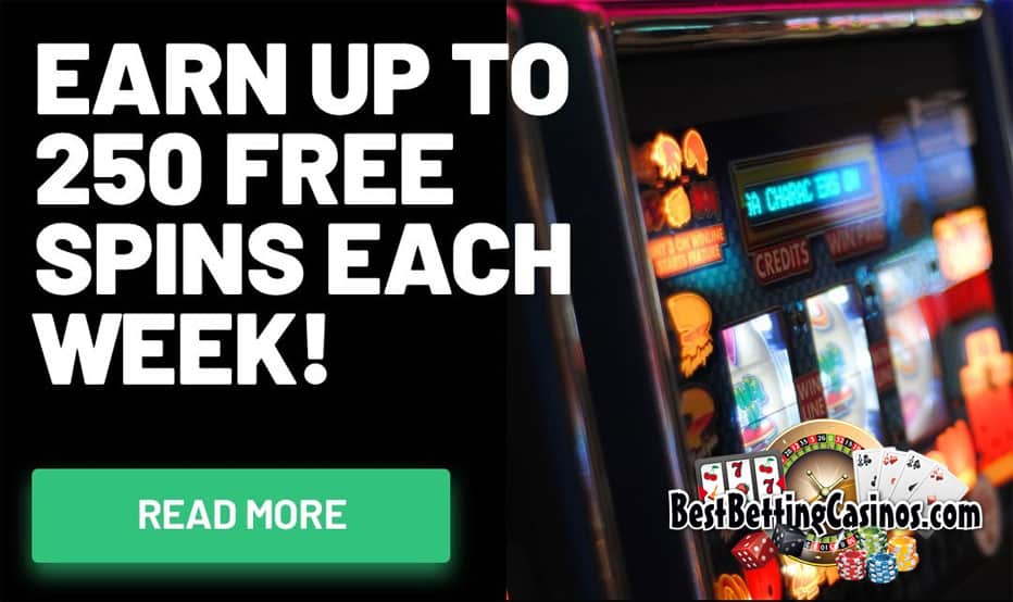 kto free spins 250 free spins every week