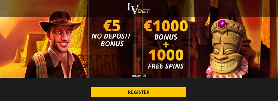 R$5,- Free on Novomatic Games at LV Bet