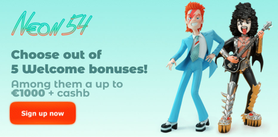 Neon 54 Casino - Get up to R$1000 Bonus 