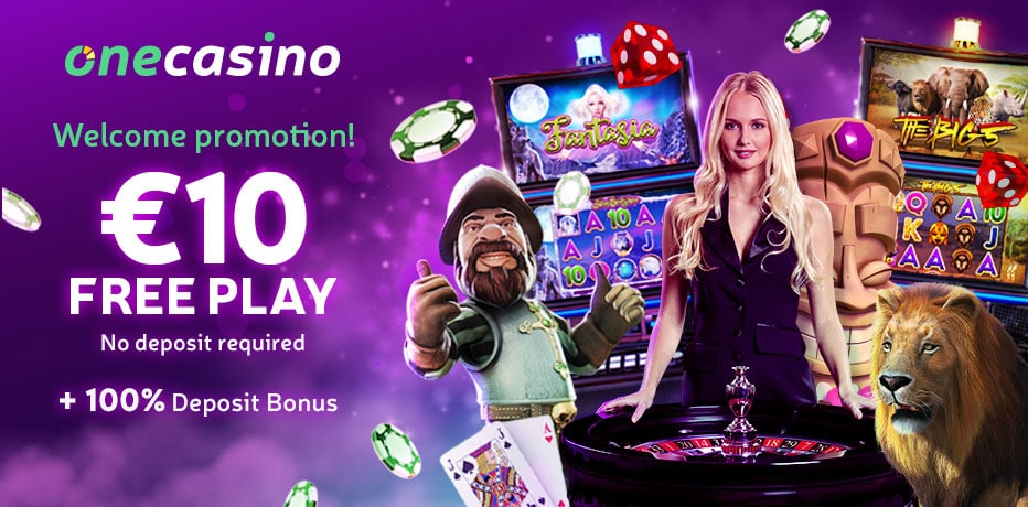 One Casino Promotions - R$10 Free + 100% First deposit bonus