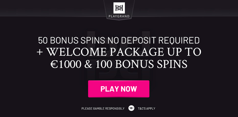 Playgrand No Deposit Bonus - 50 Free Spins + R$1.000 Bonus