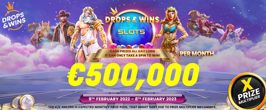 Pragmatic Play ‘’Drops & Wins’’ – win a share of R$500,000 in monthly cash prizes