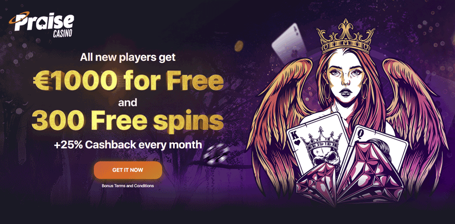 praise casino bonus information