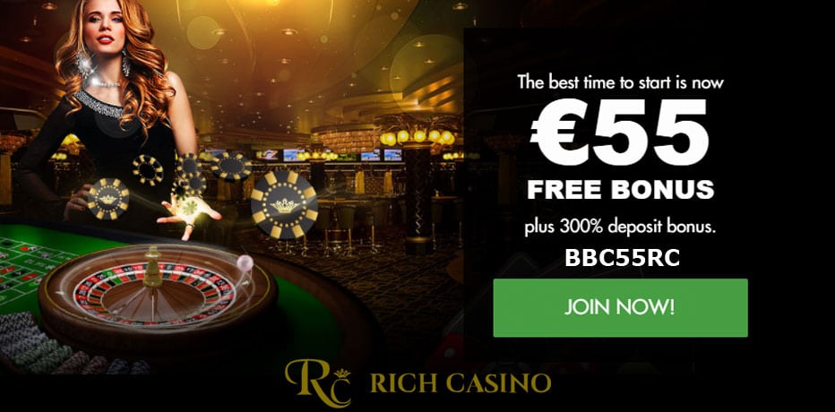 rich casino bonus code