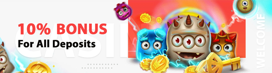 Rolletto - 10% Deposit Bonus on SLOT Games