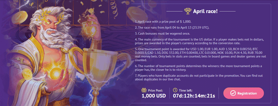 slotum casino tournaments and races