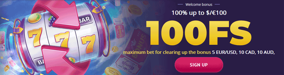 slotum welcome bonus 100 euro free on first deposit