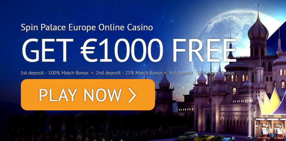 Spin Palace Bonus - Get R$1.000 Free on deposit