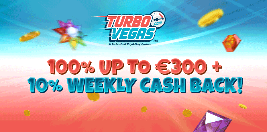 TurboVegas Bonus Review - 100% Bonus up to R$300 + 10% Cashback!
